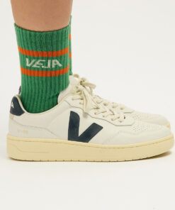 Alternative view of VEJA Iconic Socks Cotton Green White Orange