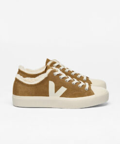 VEJA Wata Ii Low Furred Suede Tent Pierre