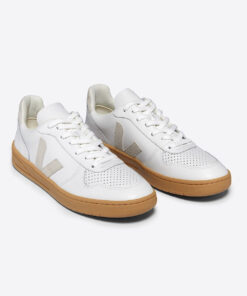 Alternative view of VEJA V-10 Leather White Natural