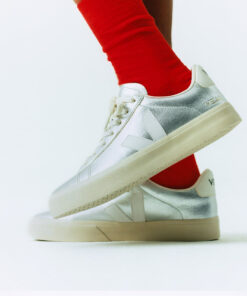 Alternative view of VEJA Campo Leather Silver White