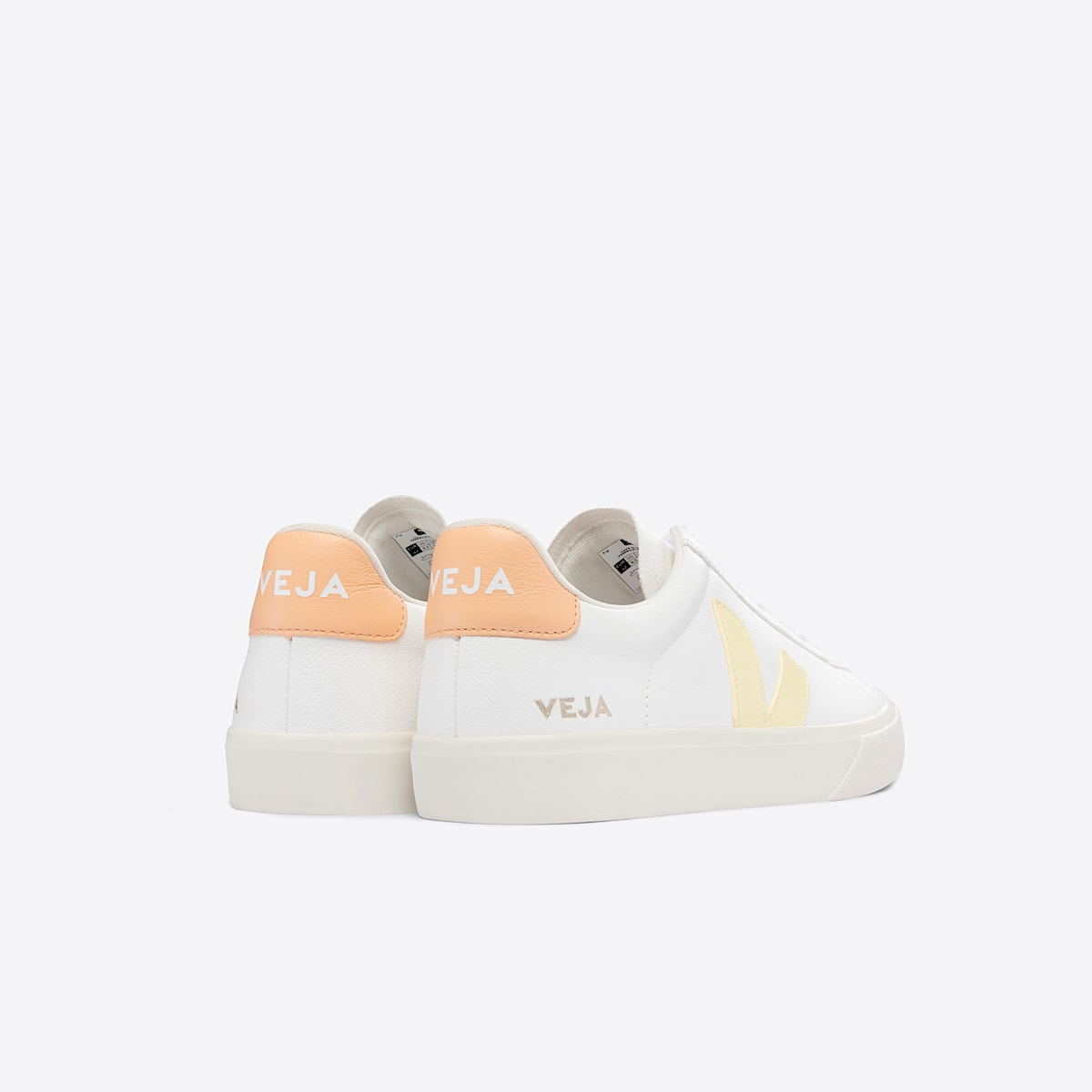 VEJA Campo Leather White Sun Peach - Image 3