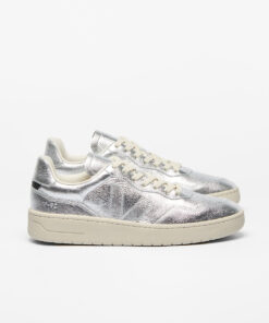 VEJA V-90 Leather Silver