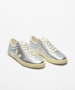 Alternative view of VEJA Volley Leather Silver Pierre