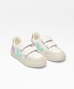 Alternative view of VEJA V-12 Leather White Multico Orchid