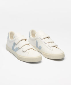 Alternative view of VEJA Recife Leather White Steel