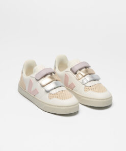 Alternative view of VEJA V-10 Leather White Petale