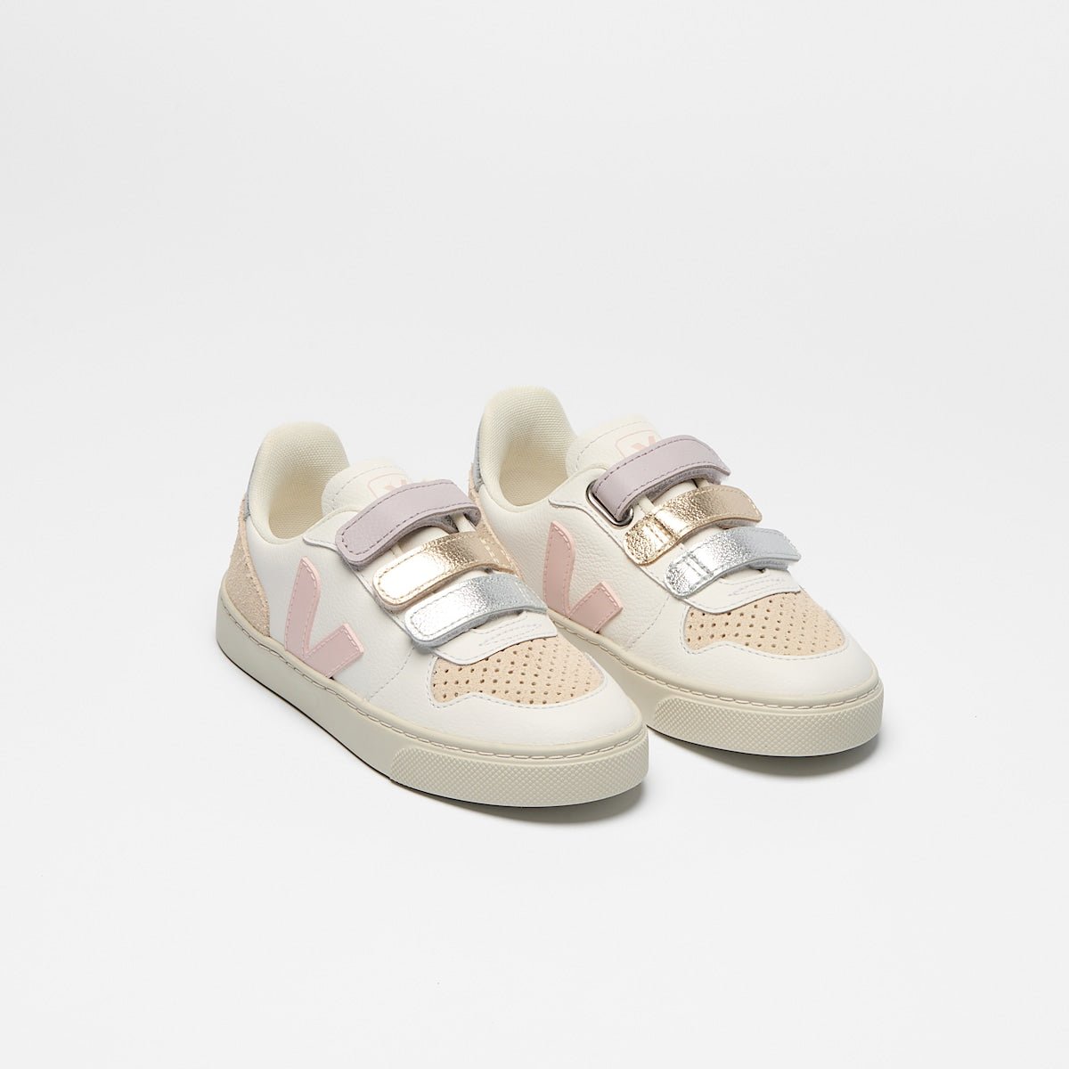 VEJA V-10 Leather White Petale - Image 2