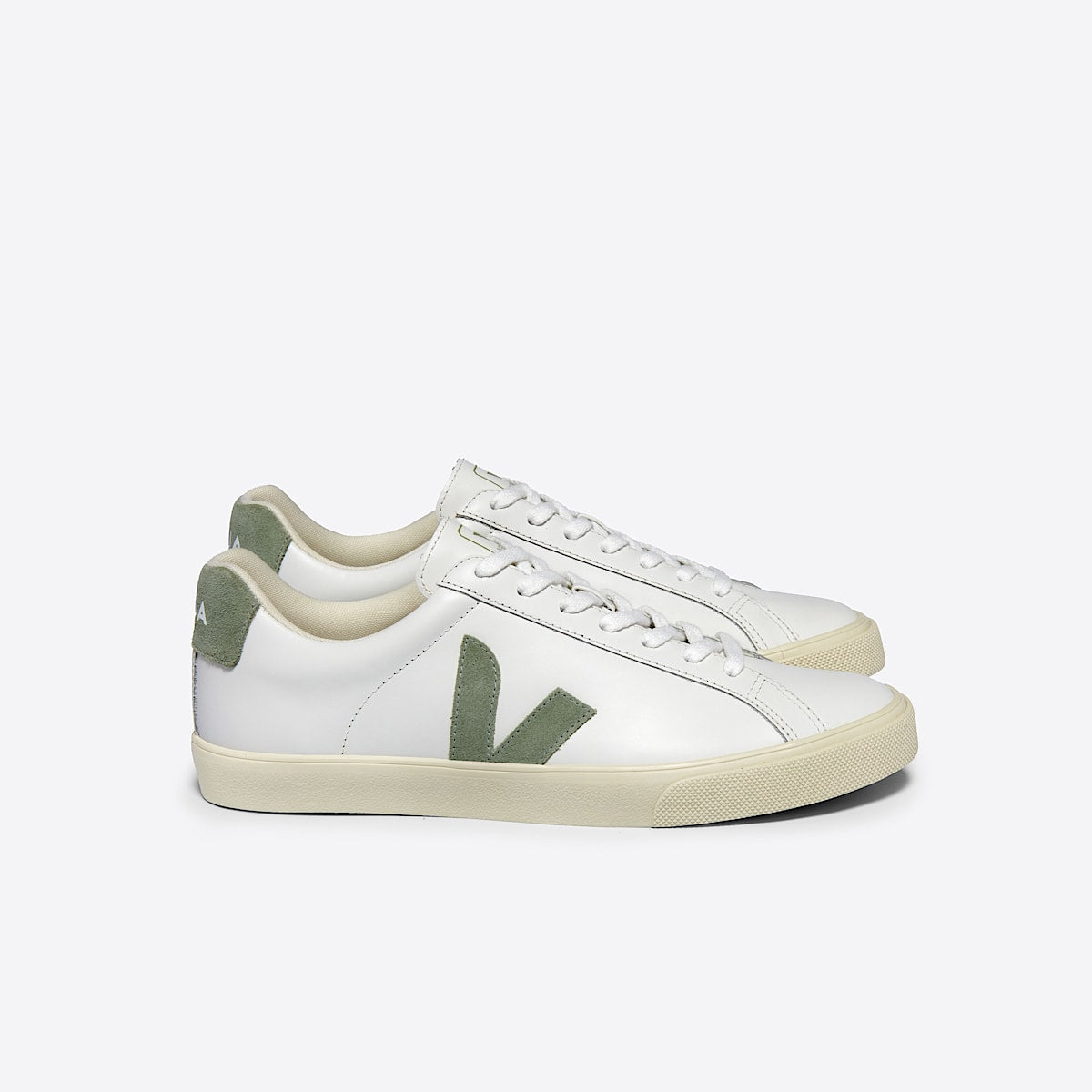 VEJA Esplar Leather White Clay