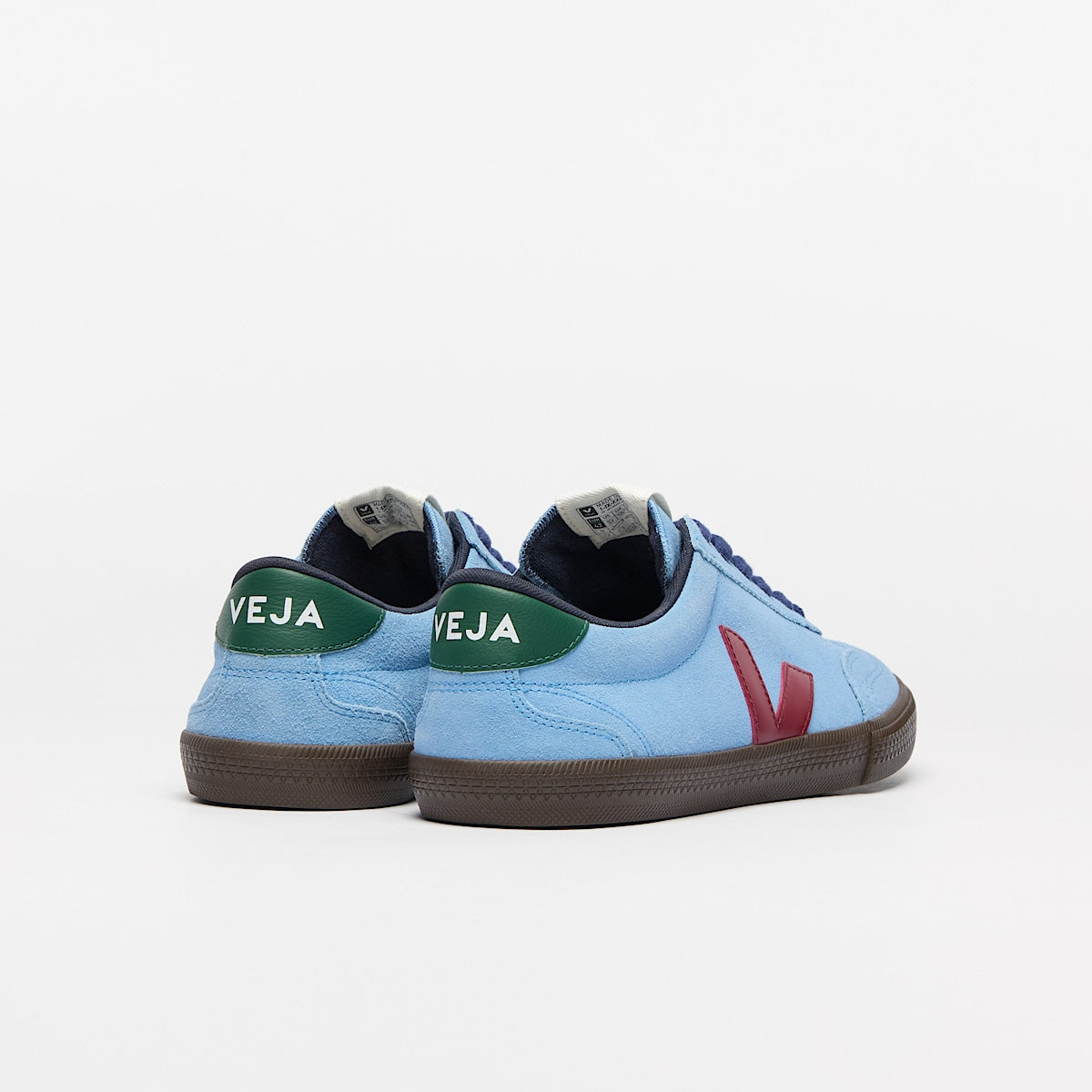 VEJA Volley Suede Aqua Marsala Eagle - Image 3