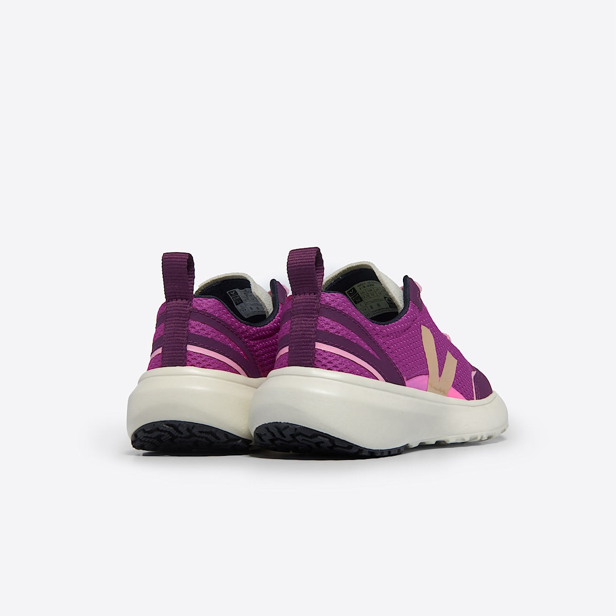 VEJA Canary Elastic Laces Alveomesh Lotus Platine - Image 3