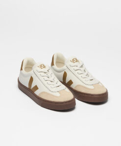 Alternative view of VEJA Volley Elastic Laces Leather White Almond Bark