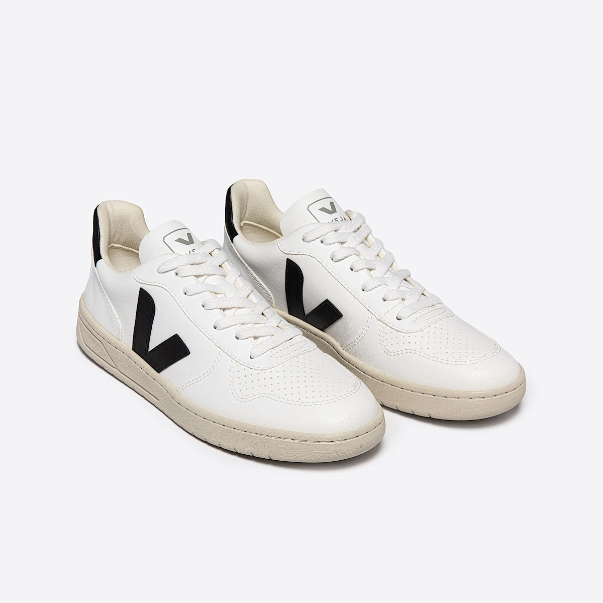 VEJA V-10 CWL White Black - Image 3