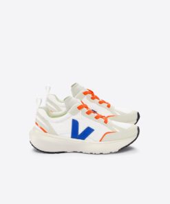VEJA Canary Elastic Laces Alveomesh White Indigo