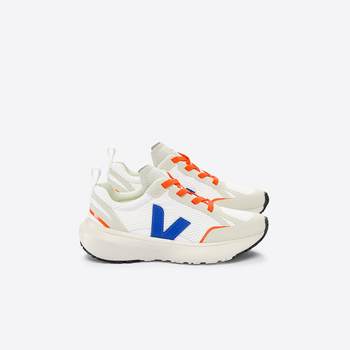 VEJA Canary Elastic Laces Alveomesh White Indigo
