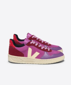 VEJA V-10 Suede Multico Ultraviolet Calcaire