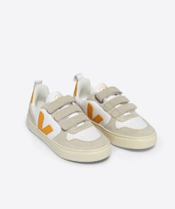 Alternative view of VEJA V-10 Leather White Ouro