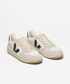 Alternative view of VEJA V-10 Leather Pure Black Parme