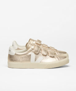 VEJA Recife Leather Platine White