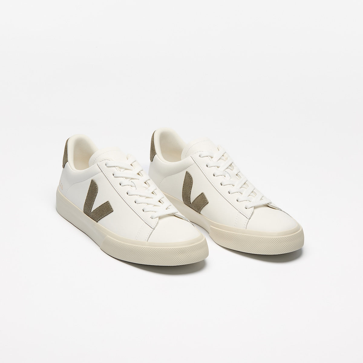 VEJA Campo Leather White Kaki - Image 2