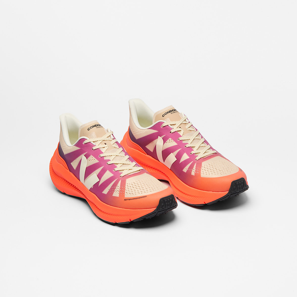 VEJA Condor 3 Advanced Engineered-Mesh Gradient Orange Fluo - Image 2