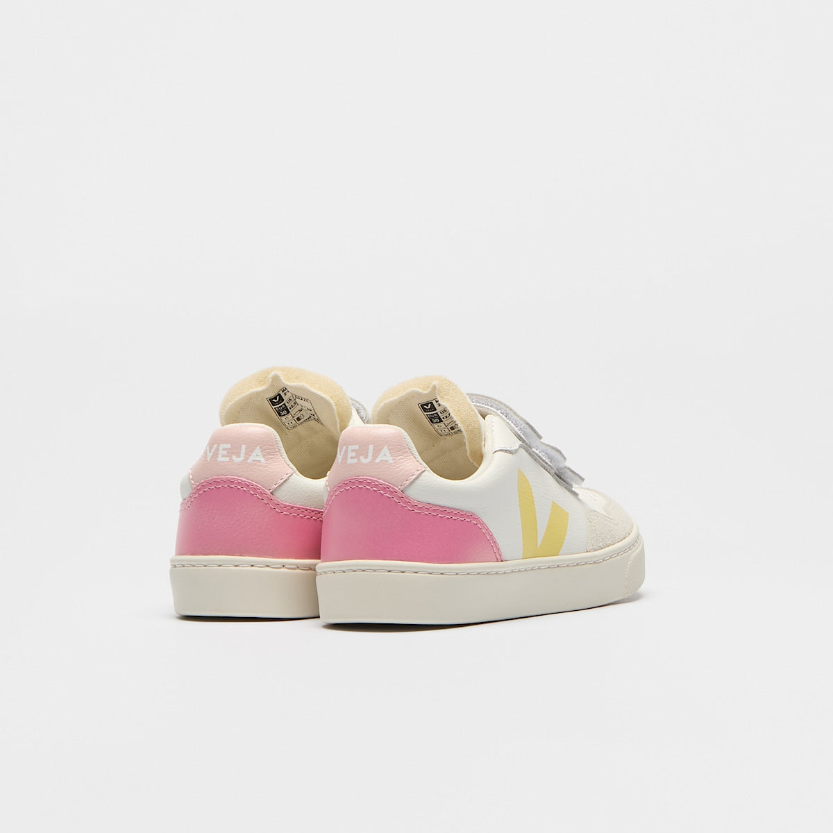 VEJA V-90 Leather White Aurora Glimmer - Image 3