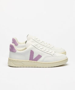VEJA V-12 Leather White Orchid