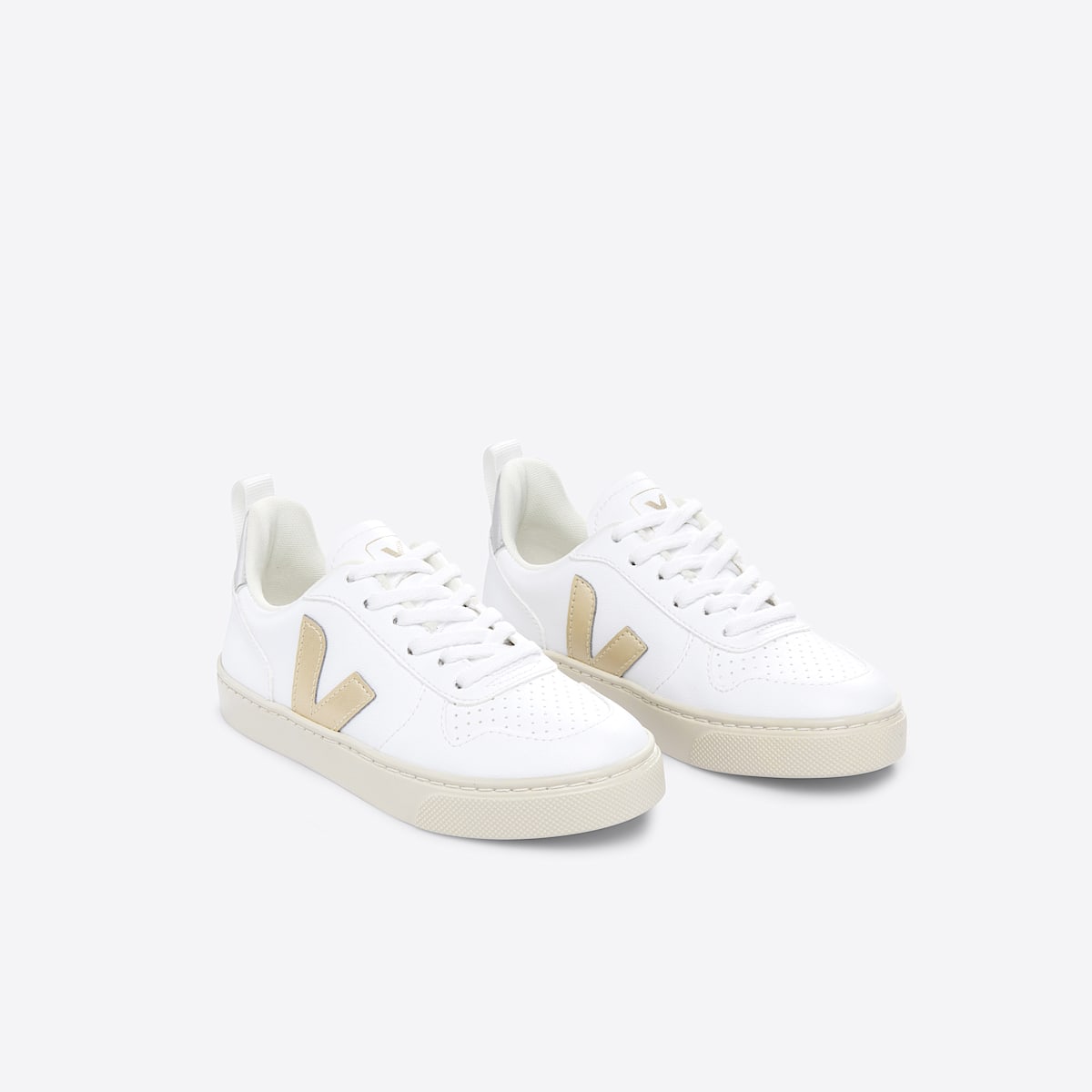 VEJA V-10 CWL White Platine Silver - Image 2