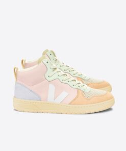 VEJA V-15 Leather Petale White Multico