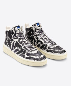 Alternative view of VEJA V-15 Leather x Marni Full Black