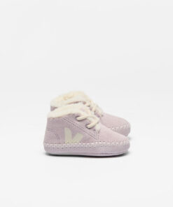 VEJA Baby Furred Suede Parme Pierre