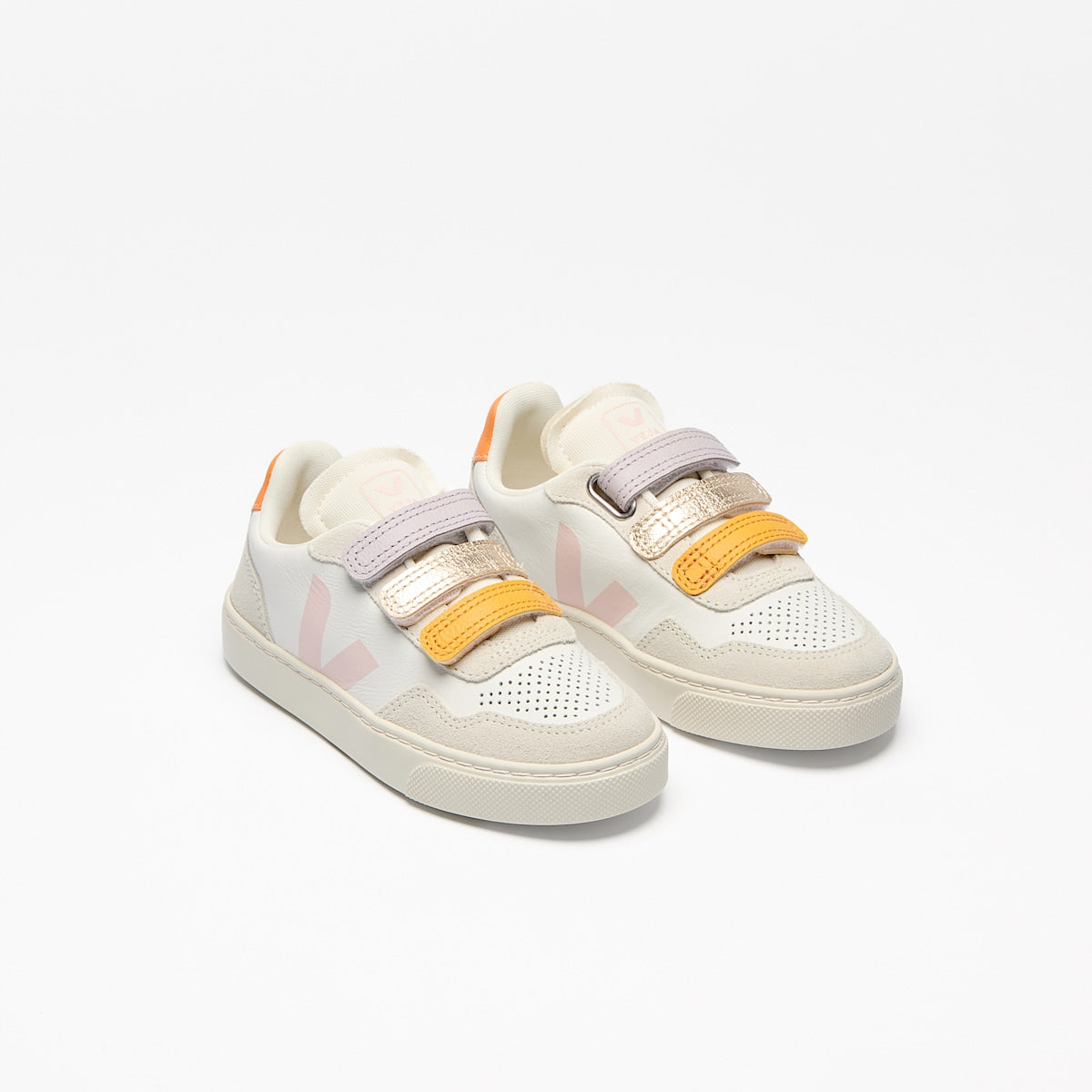 VEJA V-90 Leather Multico White Petale - Image 2