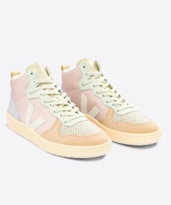 Alternative view of VEJA V-15 Leather Petale White Multico