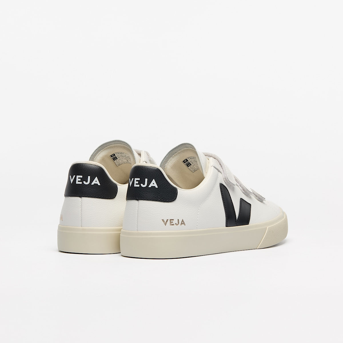 VEJA Recife Leather White Black - Image 4