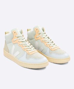 Alternative view of VEJA V-15 Suede Jade White Multico
