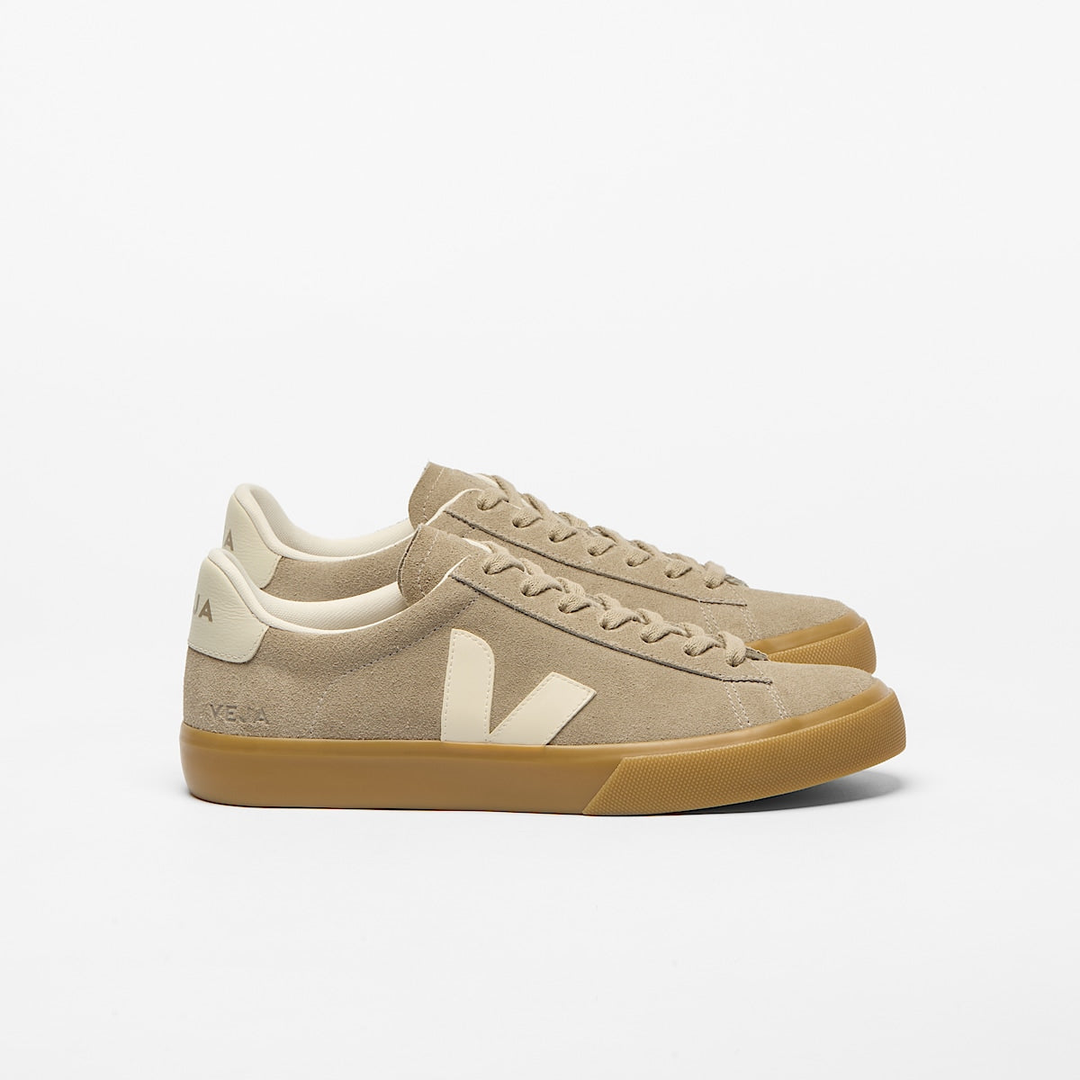 VEJA Campo Suede Taupe Pierre Natural