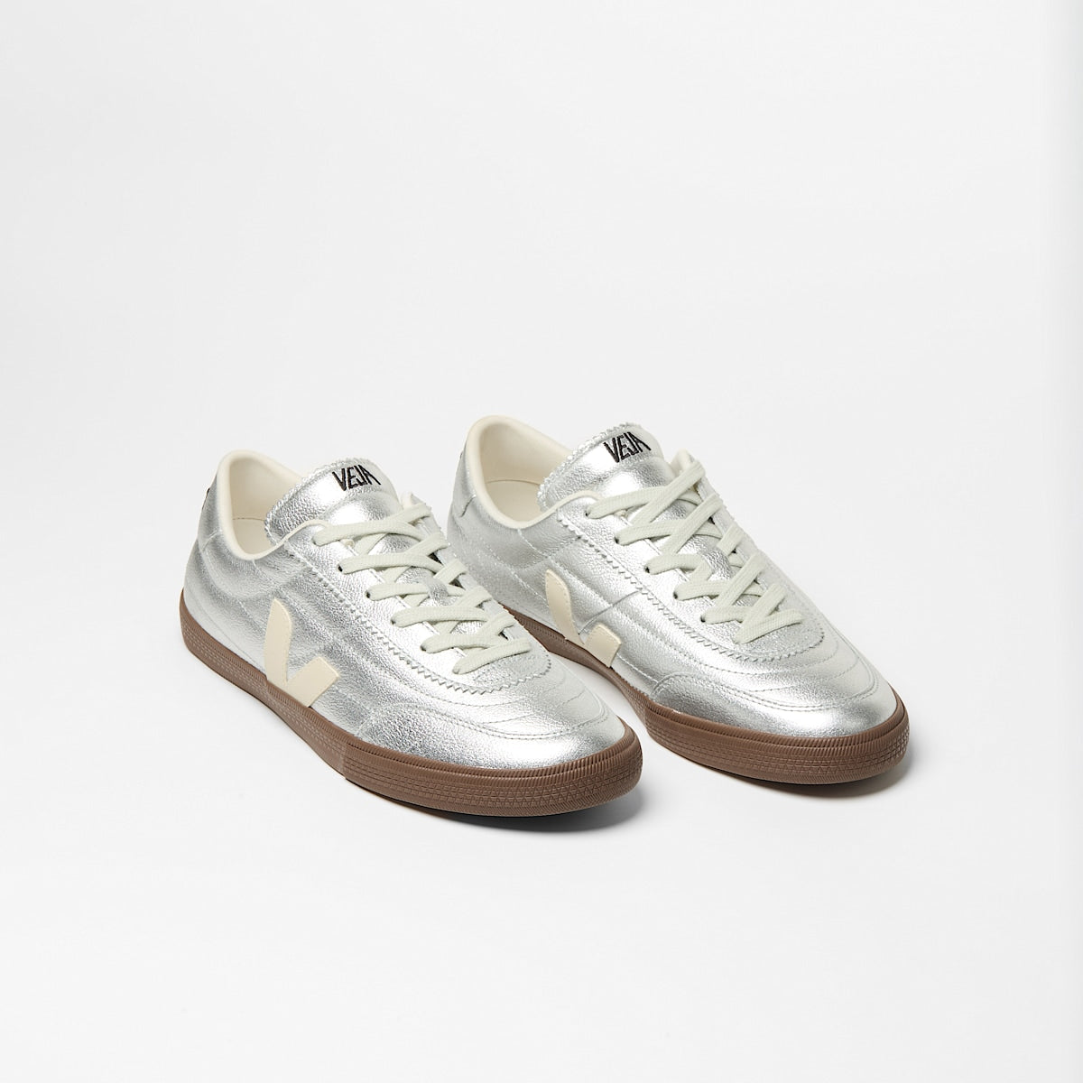 VEJA Panenka Leather Silver White Pierre Bark - Image 2
