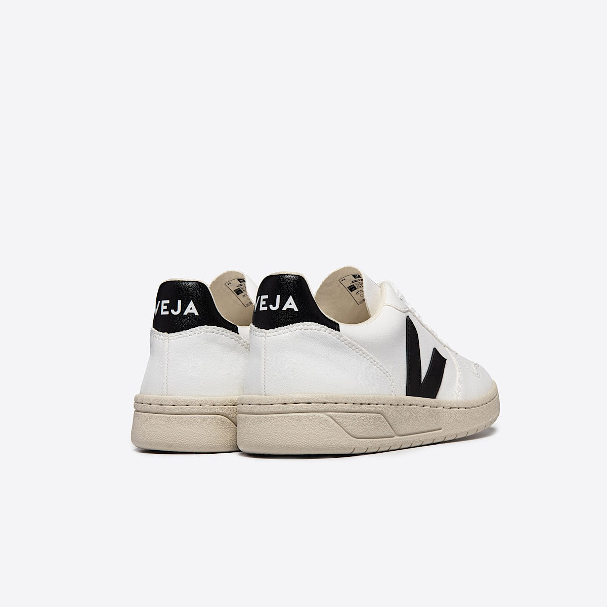 VEJA V-10 CWL White Black - Image 2