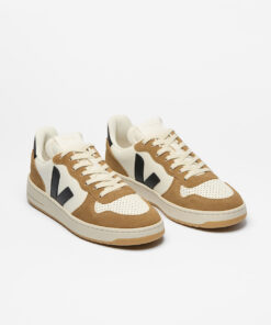 Alternative view of VEJA V-10 Leather Pure Black Tent