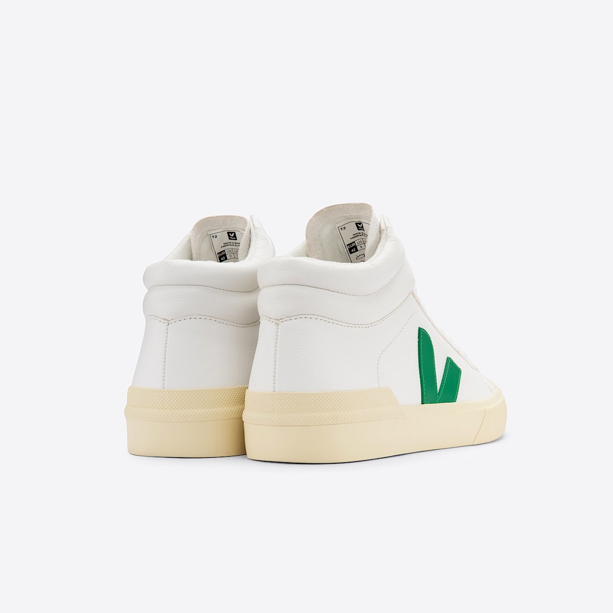 VEJA Minotaur Leather White Emeraude Butter - Image 3