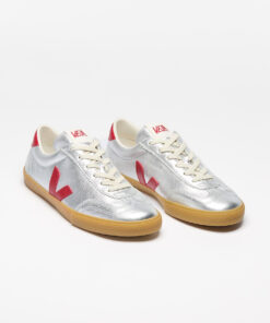 Alternative view of VEJA Volley Leather Silver Pepper