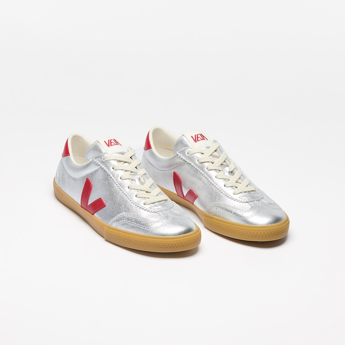 VEJA Volley Leather Silver Pepper - Image 2