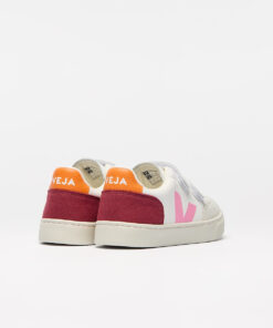 Alternative view of VEJA V-12 Leather White Multico Marsala