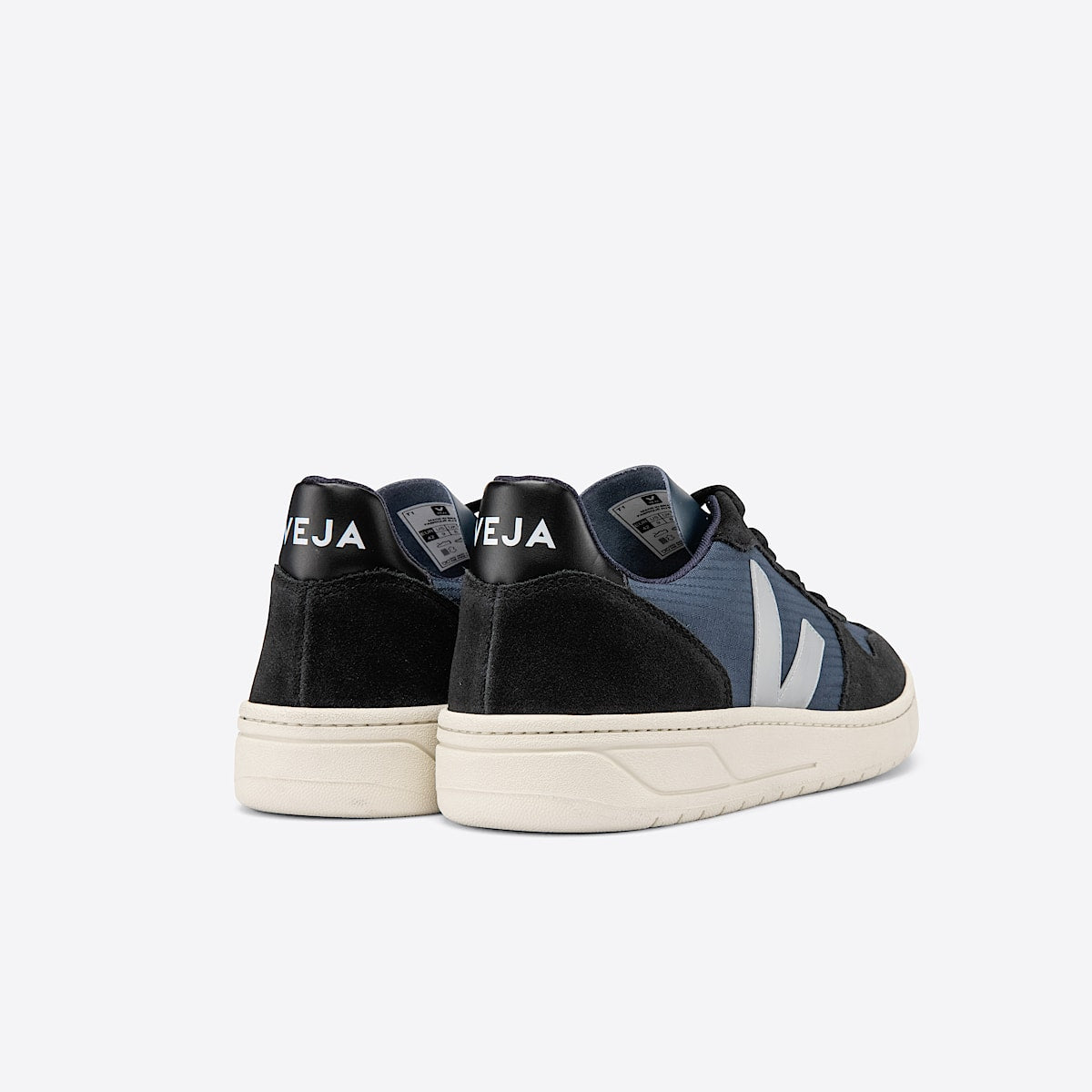 VEJA V-10 Ripstop Nautico Oxford Grey Black - Image 3