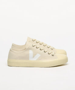 VEJA Wata Ii Low Canvas Pierre White