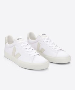 Alternative view of VEJA Campo Canvas White Pierre