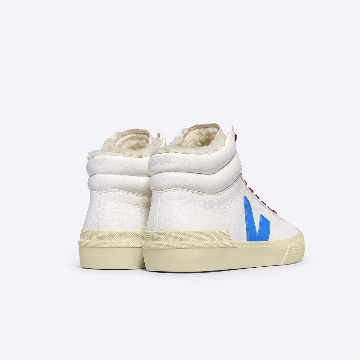 VEJA Minotaur Furred Leather White Egee - Image 3