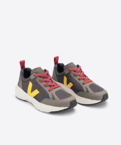 Alternative view of VEJA Canary Elastic Laces Alveomesh Grafite Tonic