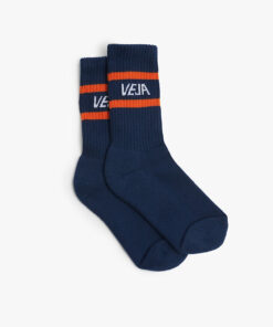 VEJA Iconic Socks Cotton Blue White Orange