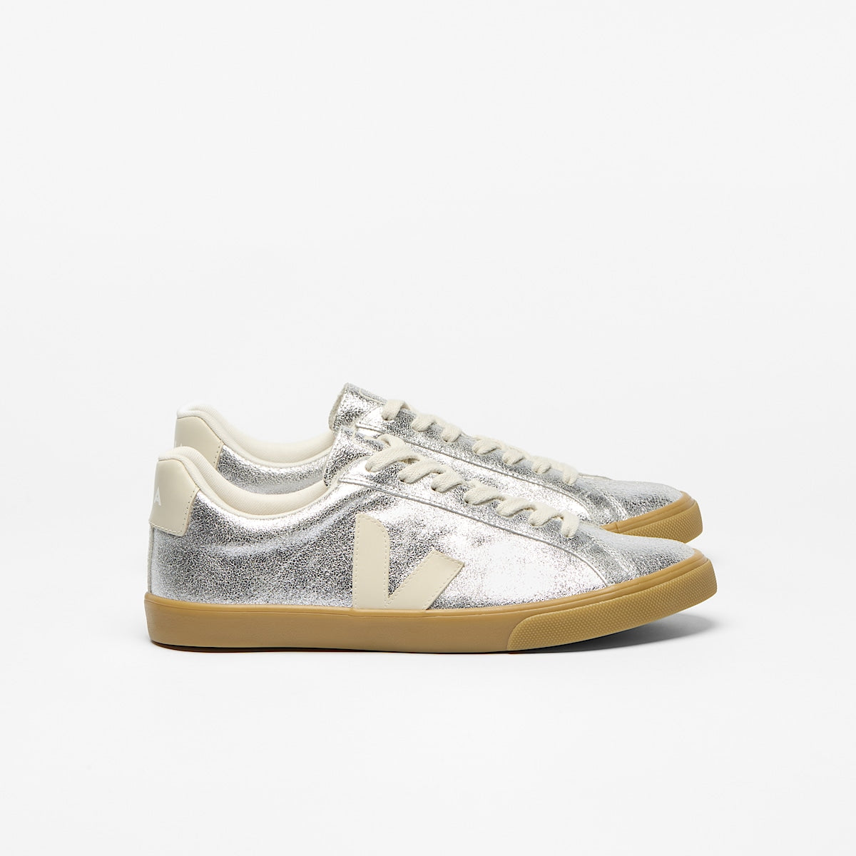 VEJA Esplar Suede Silver Pierre Natural