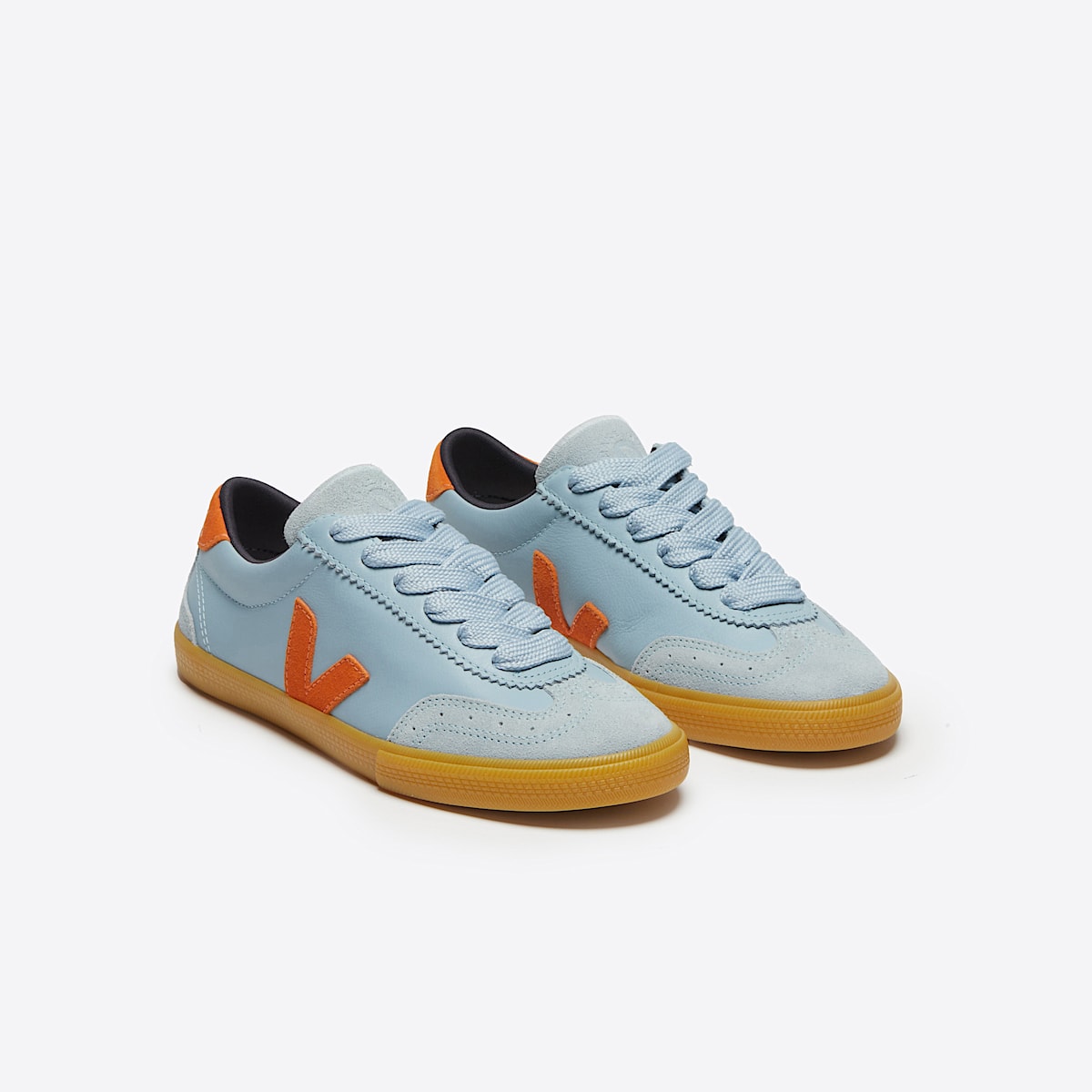VEJA Volley Leather x Make My Lemonade Steel Pumpkin - Image 2